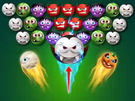 Гульня Halloween Bubble Shooter онлайн
