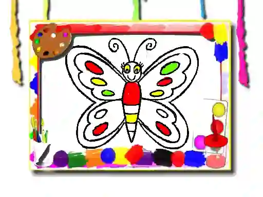 Гульня Butterfly Coloring Book онлайн