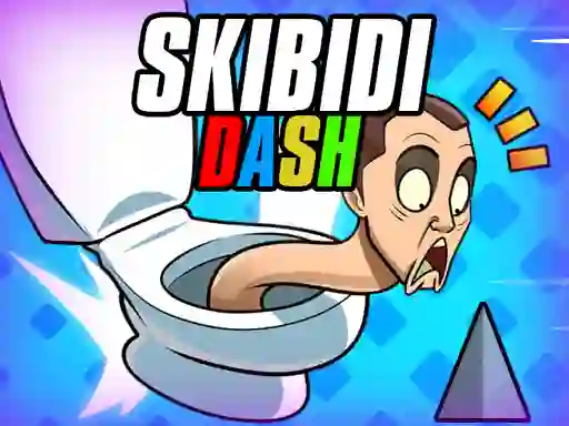 Гульня Skibidi Dash онлайн