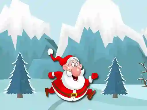 Гульня Santa Running онлайн