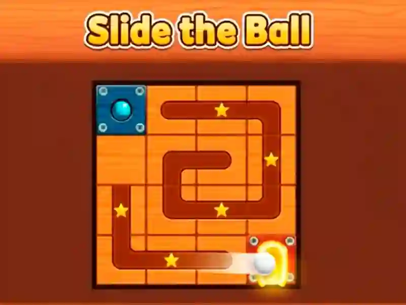 Гульня Slide the Ball онлайн