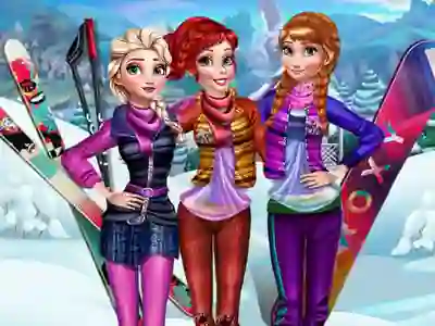 Гульня Princesses Visit Arendelle онлайн