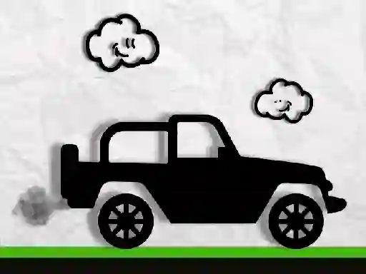 Гульня Paper Monster Truck Race онлайн