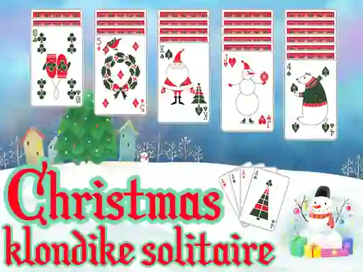 Гульня Christmas Klondike Solitaire онлайн