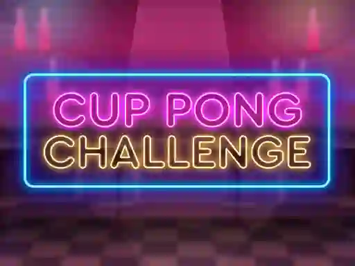 Гульня Cup Pong Challenge онлайн