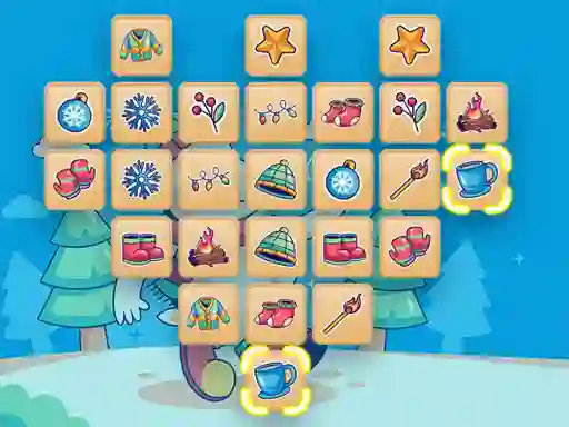 Гульня Winter Mahjong онлайн