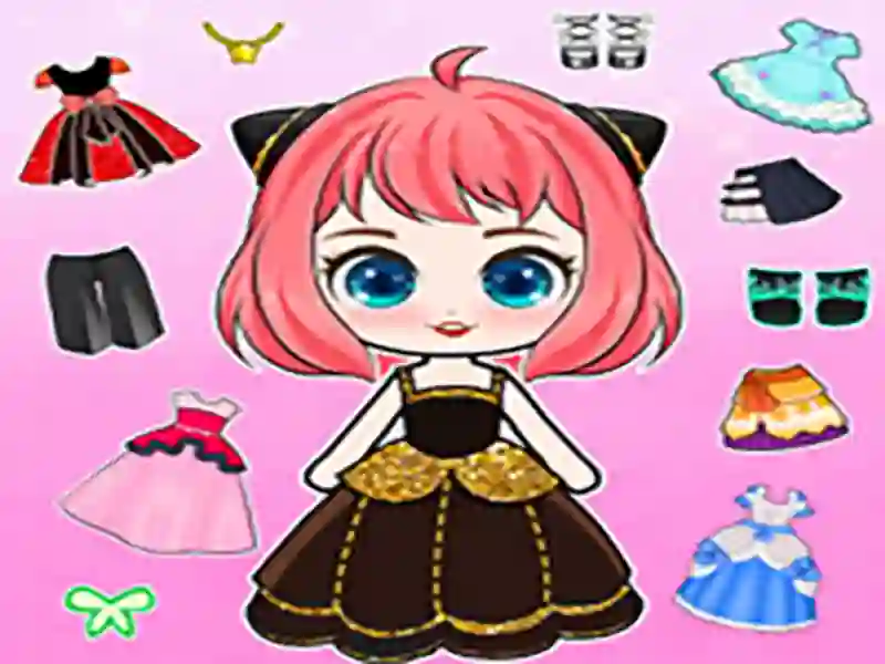 Гульня Chibi Doll Dress Up DIY онлайн