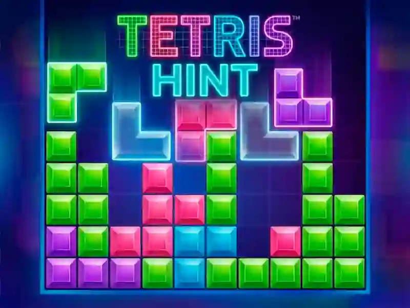 Гульня Tetris Hint онлайн
