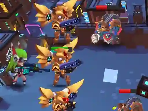 Гульня Guardians vs Zombies онлайн