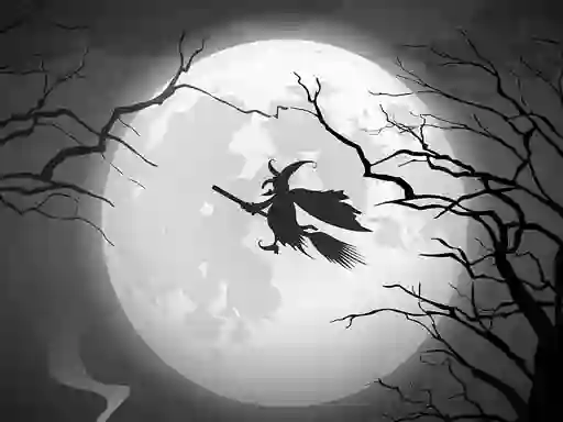Гульня The Night Of the Witches Jigsaw онлайн
