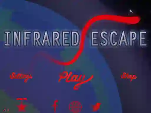 Гульня Infrared Escape онлайн