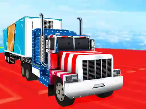 Гульня Impossible Truck Tracks Drive онлайн
