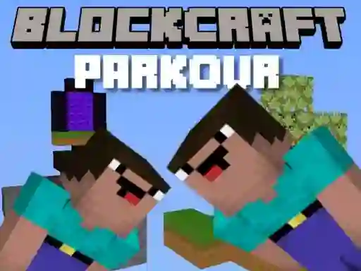 Гульня Parkour Blockcraft онлайн