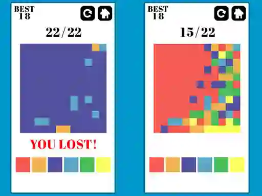 Гульня Color Flow онлайн