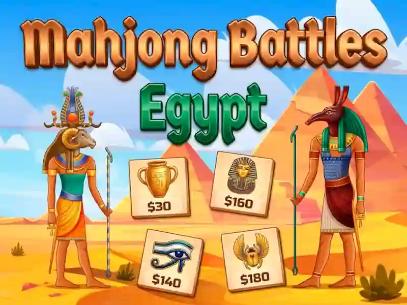 Гульня Mahjong Battles Egypt онлайн