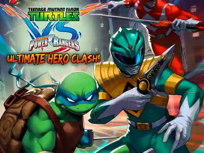 Гульня Teenage Mutant Ninja Turtles VS Power Rangers: Ultimate Hero Clash онлайн