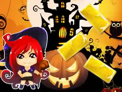 Гульня Halloween Slide Puzzle онлайн