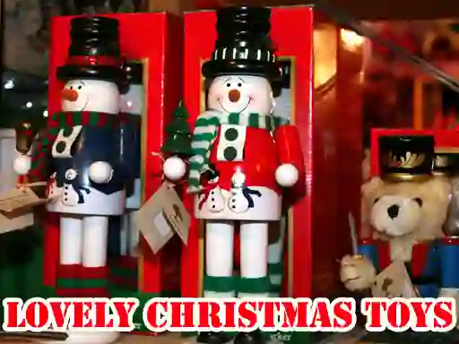 Гульня Lovely Christmas Toys онлайн