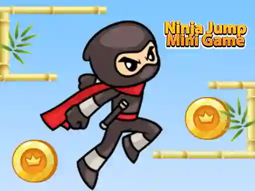 Гульня Ninja Jump Mini Game онлайн