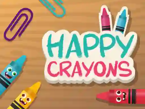 Гульня Happy Crayons онлайн