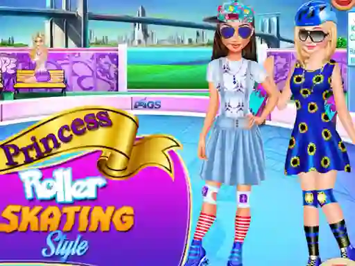 Гульня Princess Roller Skating Style онлайн