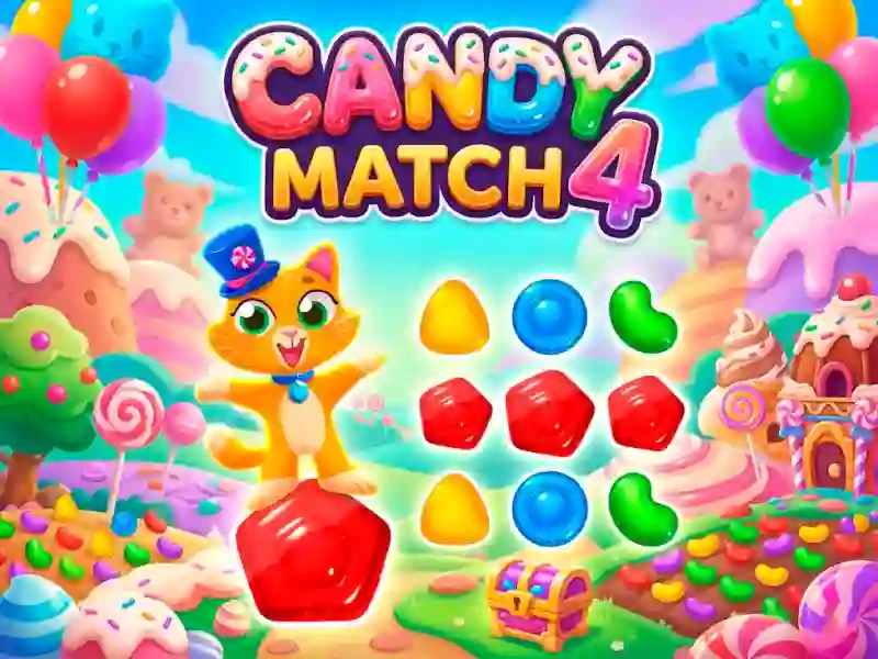 Гульня Candy Match 4 онлайн