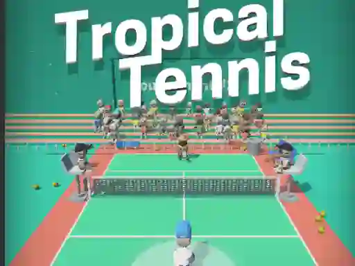 Гульня Tropical Tennis онлайн