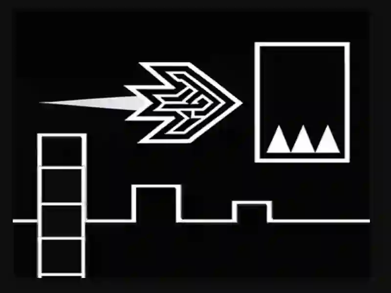 Гульня Geometry Flap онлайн