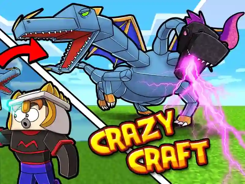 Гульня Crazy Craft онлайн