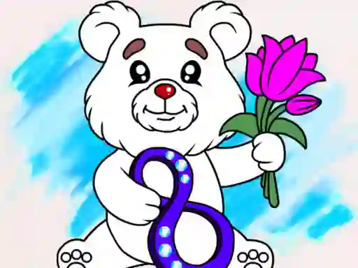 Гульня March Coloring Book онлайн