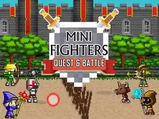 Гульня Mini Fighters Quest & battle онлайн