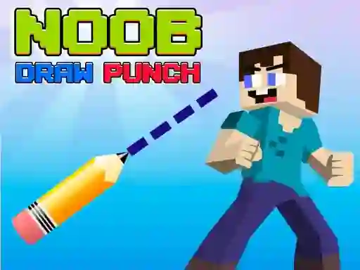 Гульня Noob Draw Punch онлайн