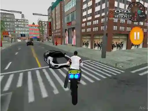 Гульня Bike Ride Parking онлайн