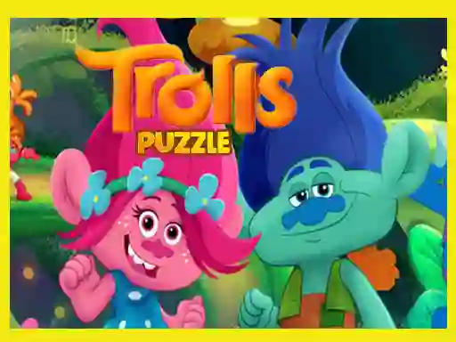 Гульня Trolls Puzzle онлайн