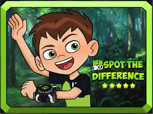 Гульня Ben 10 Spot the Difference онлайн