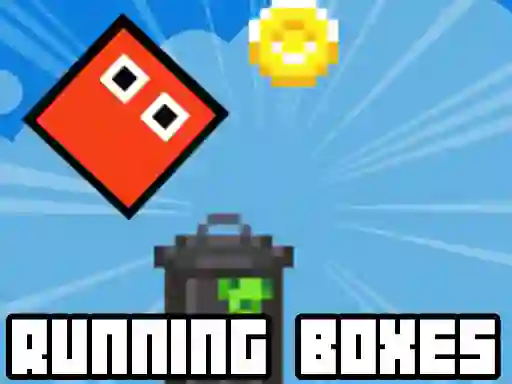 Гульня Retro Running Boxes онлайн