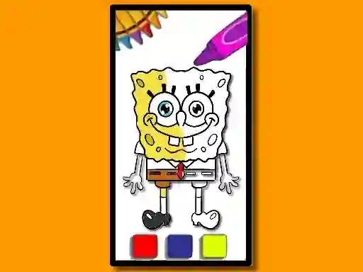 Гульня SpongeBob Coloring Adventure онлайн