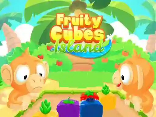Гульня Fruity Cubes Island онлайн