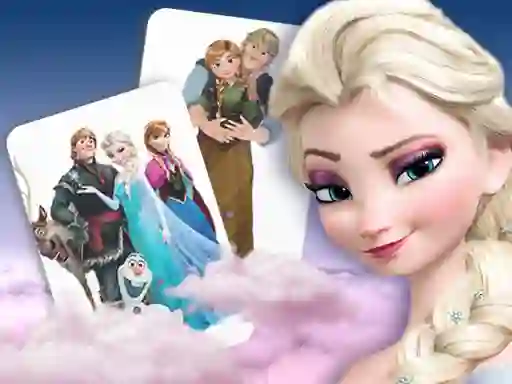 Гульня Frozen Memory Card Match онлайн