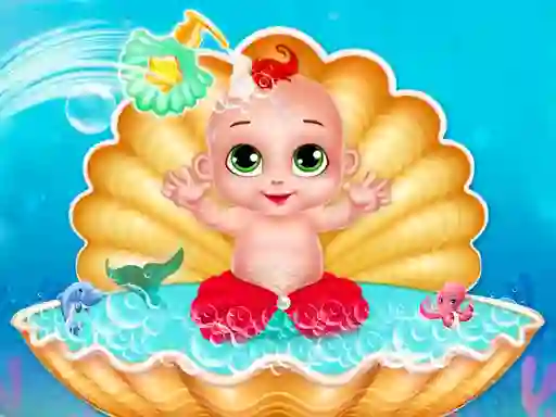 Гульня Mermaid Baby Care онлайн