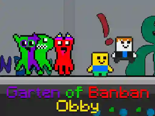 Гульня Garten of Banban Obby онлайн
