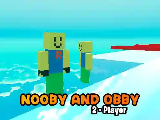 Гульня Nooby And Obby 2-Player онлайн