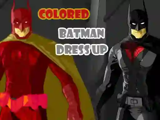 Гульня Colored Batman Dress Up онлайн