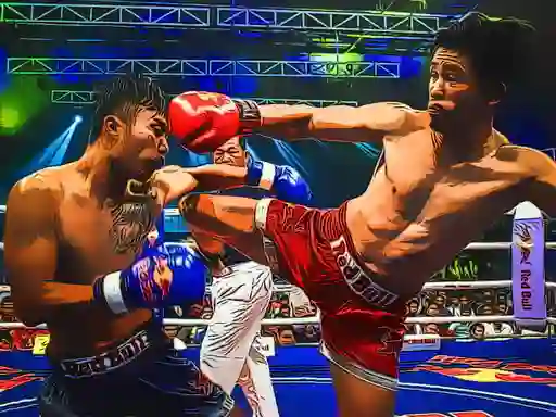 Гульня MuayThai Fighters Jigsaw онлайн