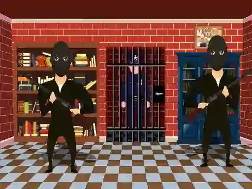 Гульня Rescue The Officers онлайн
