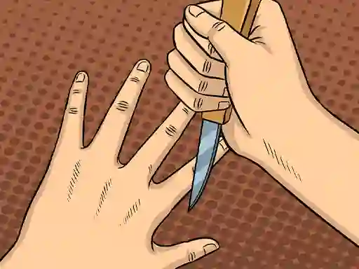 Гульня Don Not Cut Your Self онлайн