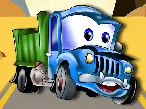 Гульня Kids Truck Puzzle онлайн