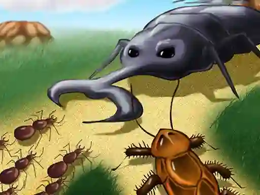 Гульня Bug War онлайн