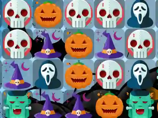 Гульня Scary Halloween Match 3 онлайн
