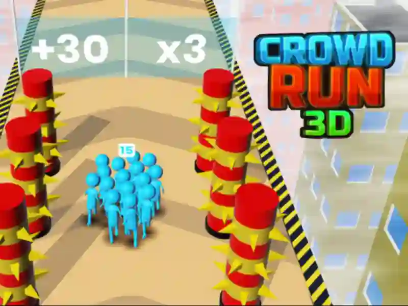 Гульня Crowd Run 3D онлайн